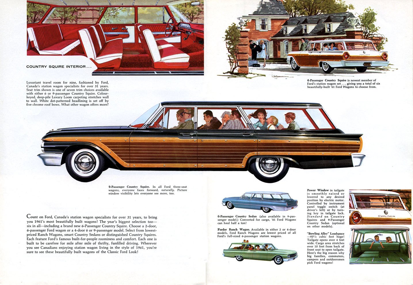 1961 Ford Canadian Foldout Page 1